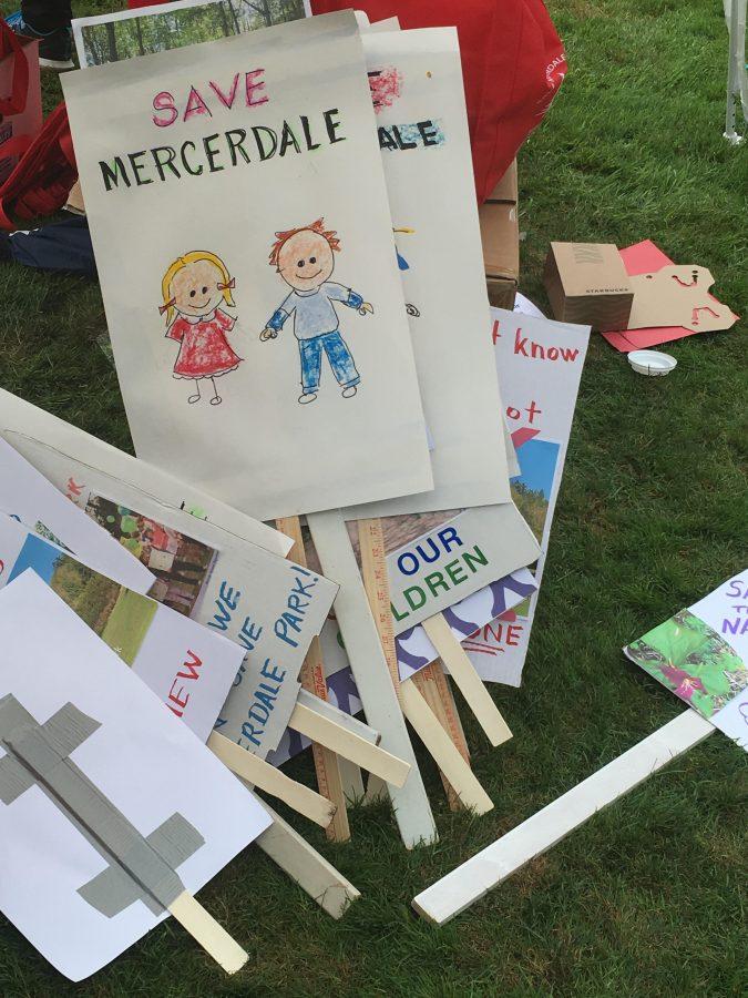Save Mercerdale Park Rally Pushes Back Against Planned Arts Center