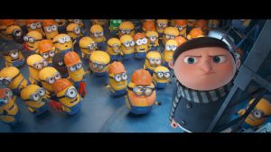 Gru with the Minions
