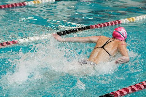 MIHS Girls Swim and Dive defeats Holy Names on Senior Night