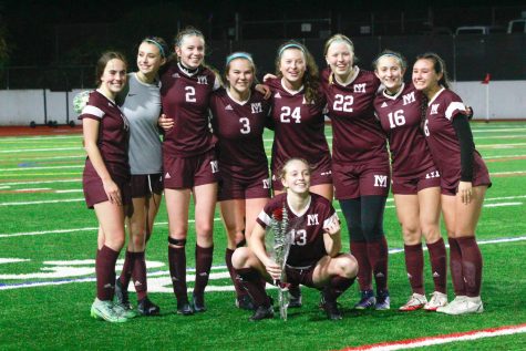 MIHS Girls Soccer loses to Bellevue on Senior Night