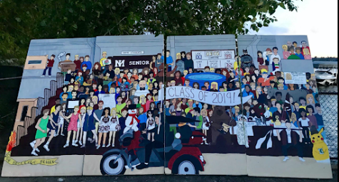 The 2019 Senior Mural, Photo courtesy Jada Merritt
