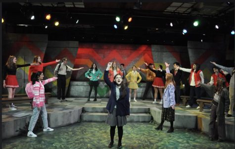 The cast of Heathers: High School Edition perform. Photo courtesy Trina Wright