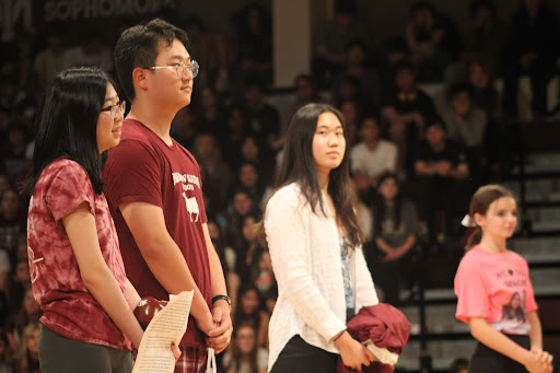 Incoming ASB officers are sworn in at the Senior Assembly.