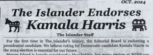 Letter to the Editor: Response to the Islander's Kamala Harris Endorsement