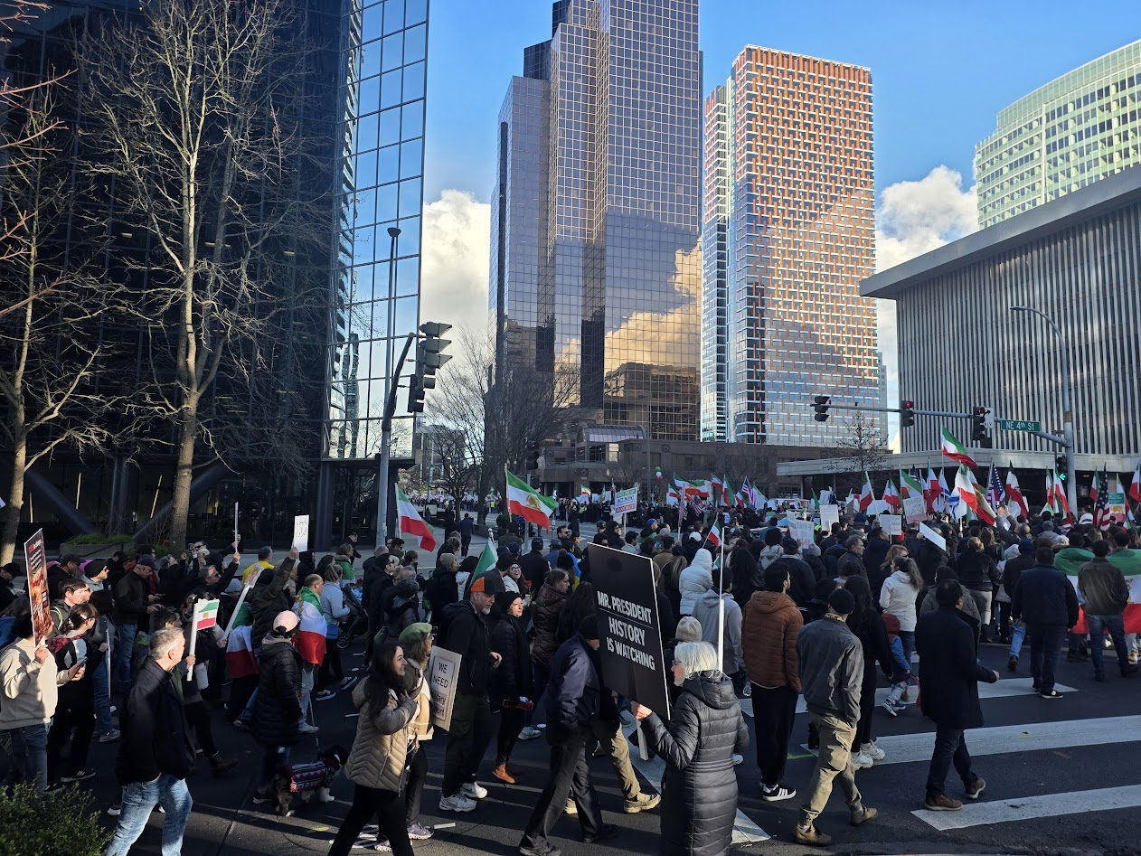 Protestors Raise Awareness for Violence in Iran