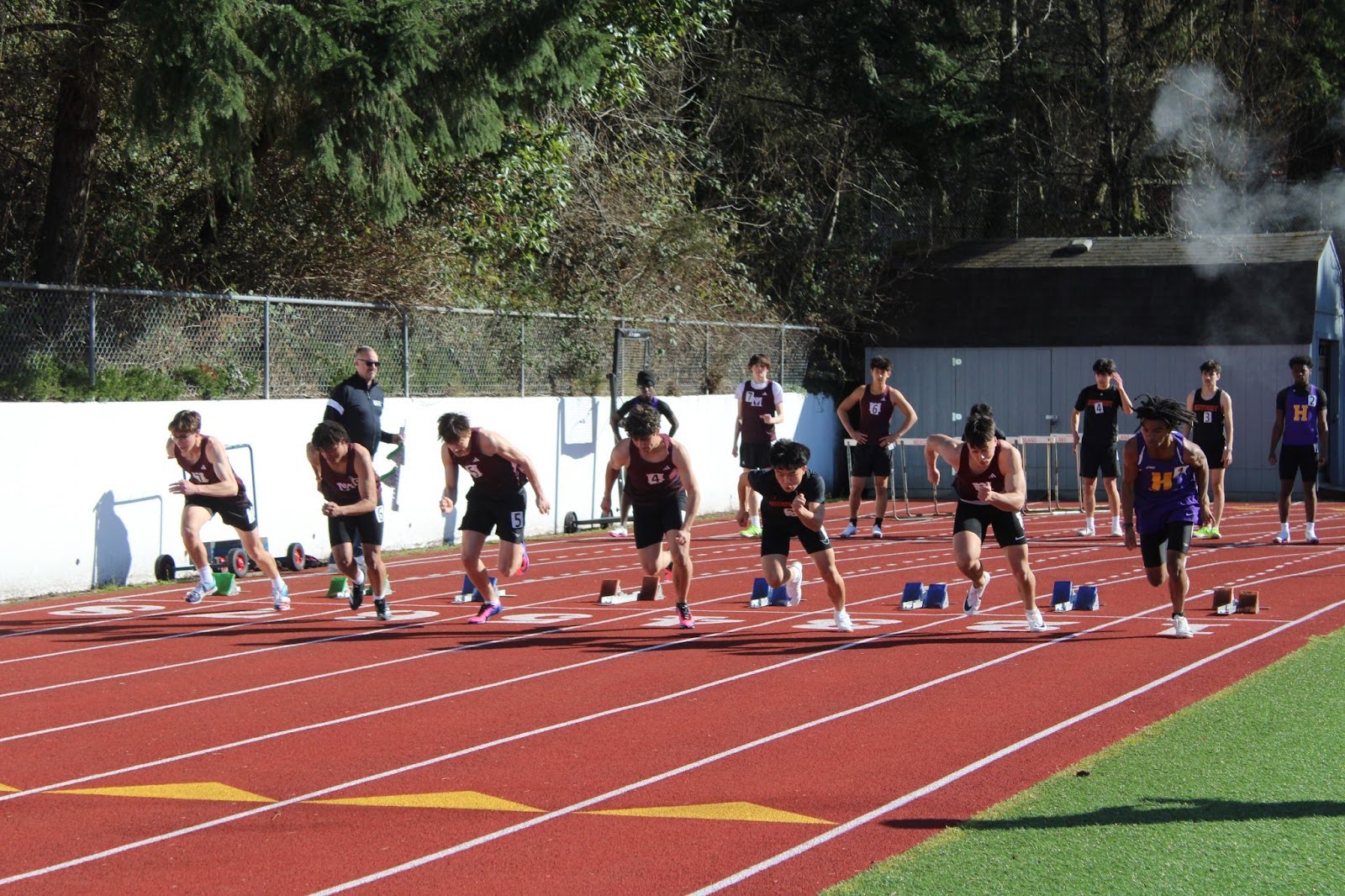 Track Blows Out Newport and Highline