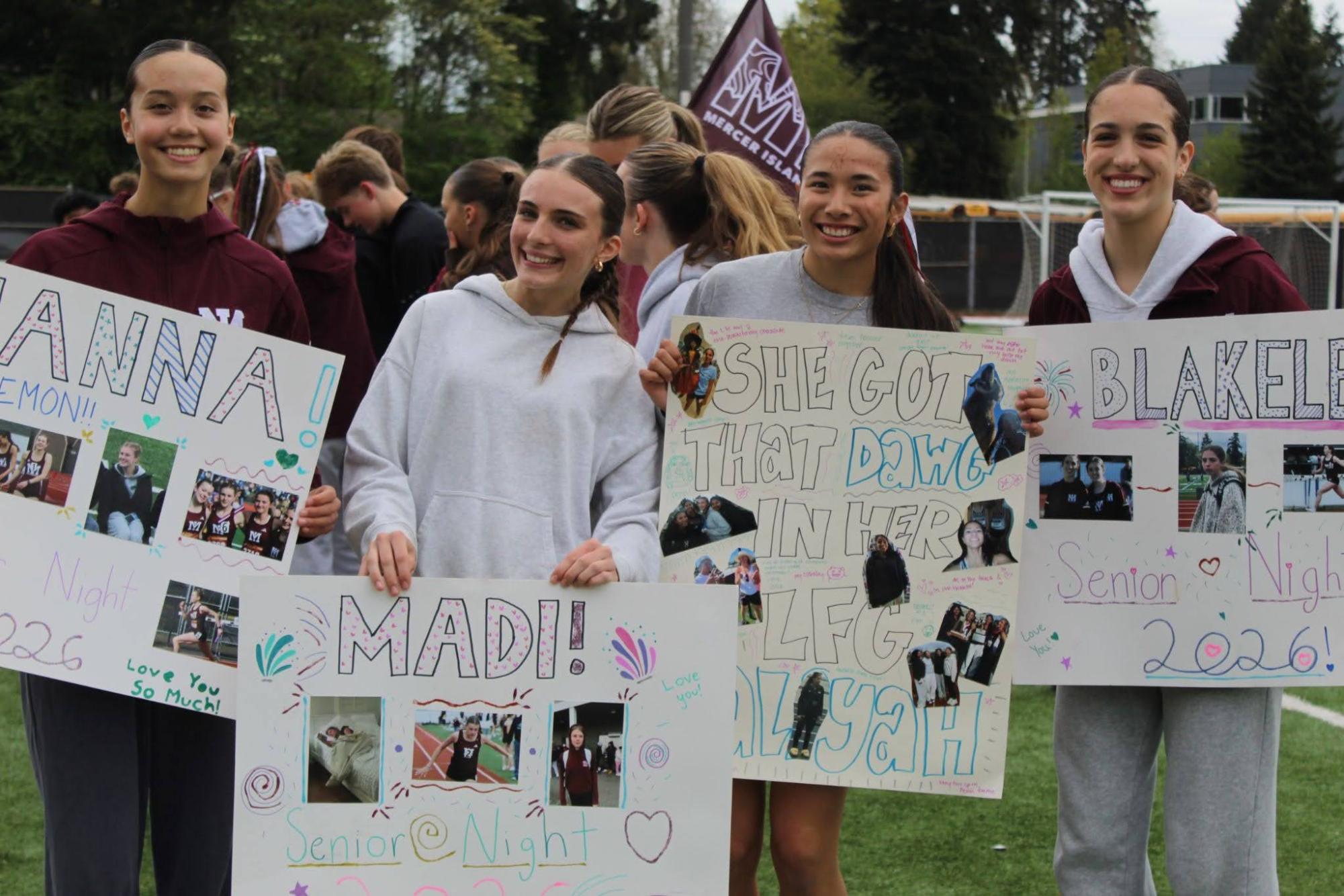 Islanders' Track Senior Night of the Season